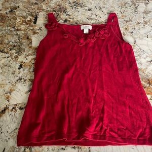 Loft red top women’s